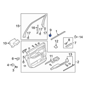Ford OE - Speaker Cover