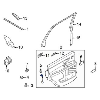 Ford OE - Door Interior Trim Panel Retainer