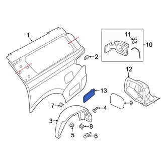 Ford OE - Rear Quarter Panel Vent