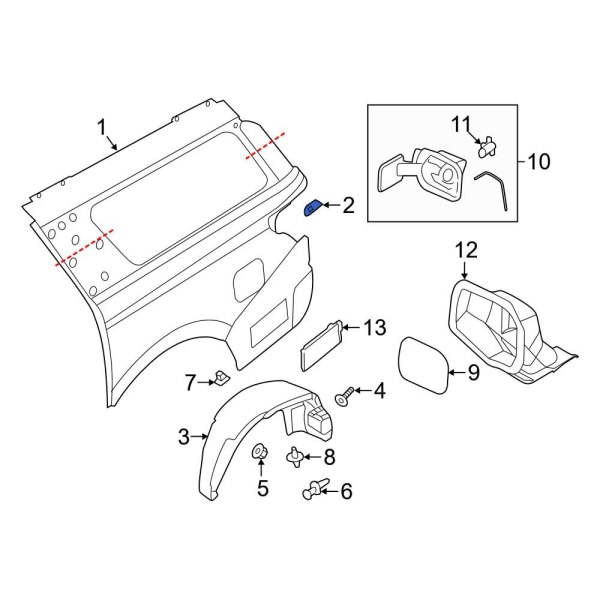 Quarter Panel Reinforcement