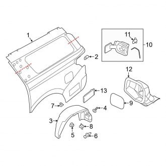 2018 Ford Expedition OEM Quarter Panels & Parts — CARiD.com
