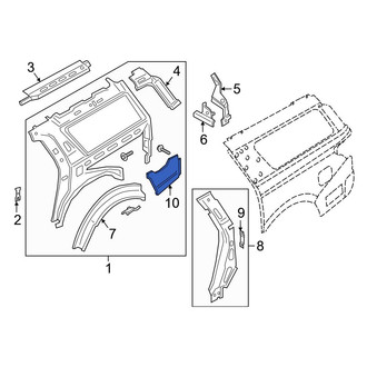 Ford OE - Rear Left Quarter Panel Extension