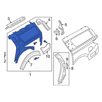 Ford OE - Rear Left Outer Quarter Panel