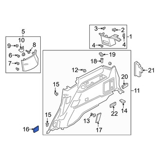 Ford OE - Quarter Panel Trim Cap