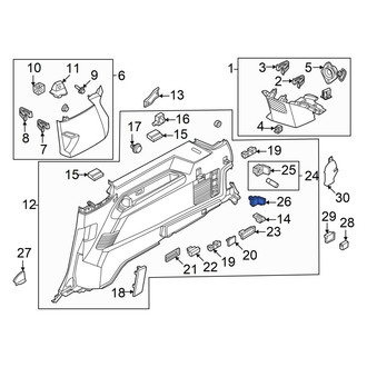 Ford OE - 12 Volt Accessory Power Outlet
