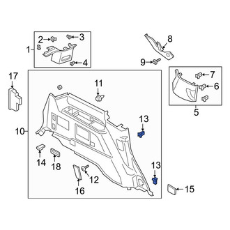 Ford OE - Door Sill Plate Clip