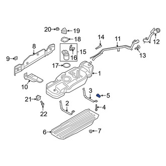 Ford OE - Fuel Tank Strap Nut
