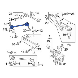 Ford OE - Rear Lower Forward Suspension Control Arm
