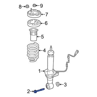 Ford OE - Suspension Shock Absorber Bolt