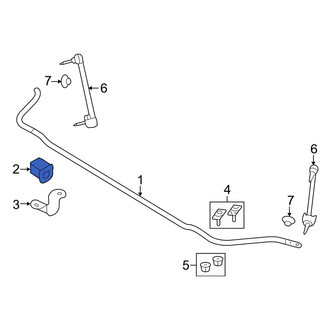 Ford OE - Rear Suspension Stabilizer Bar Bushing