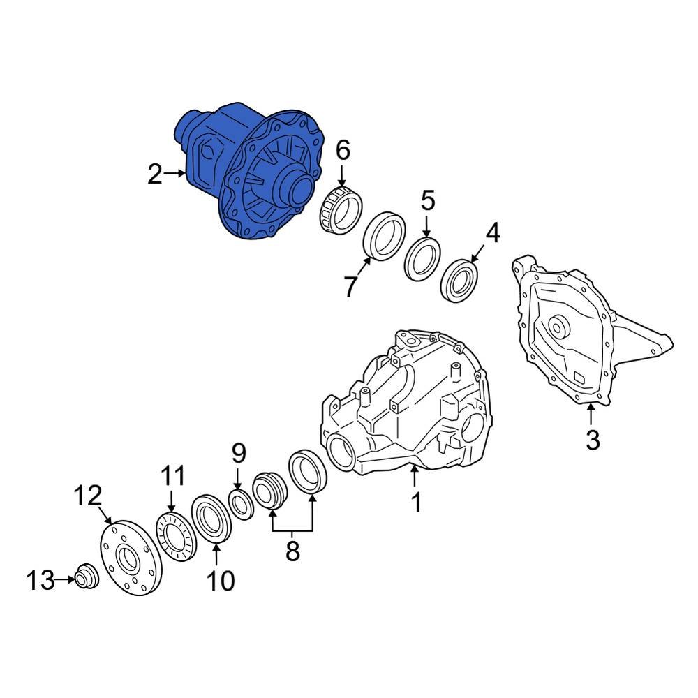 Ford OE ML3Z4205A Rear Differential Carrier Housing