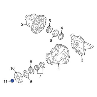 Ford OE - Differential Drive Pinion Nut