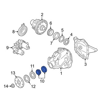 Ford OE - Front Outer Differential Pinion Bearing