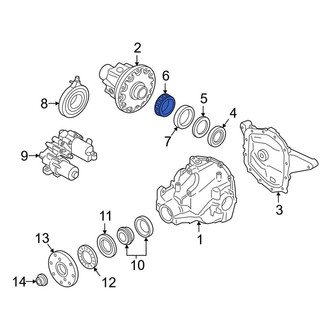 Ford OE - Rear Differential Carrier Bearing