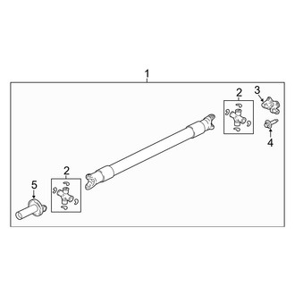 Ford OE - Rear Suspension - Drive Shaft (4WD)