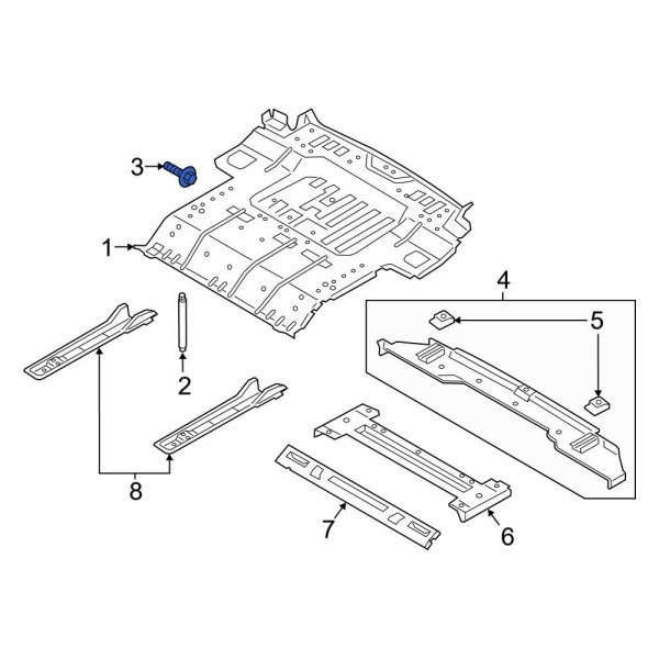 Floor Pan Rivet