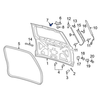 Ford OE - Liftgate Hinge Bolt