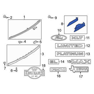 Ford OE - Rear Liftgate Pull Handle