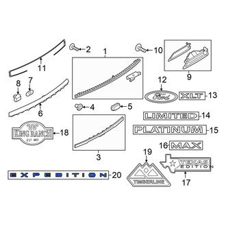 Ford OE - Rear Hatch Emblem