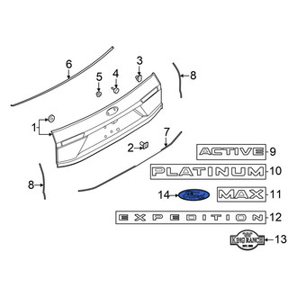 Ford OE - Rear Hatch Emblem