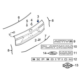Ford OE - Liftgate Finish Panel Clip