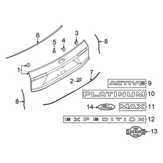 Ford OE - Lower Liftgate Finish Panel Seal