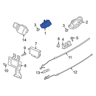 Ford OE - Rear Liftgate Latch