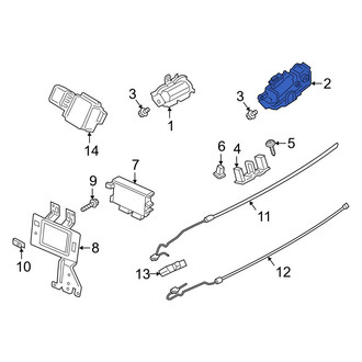 Ford OE - Rear Liftgate Latch