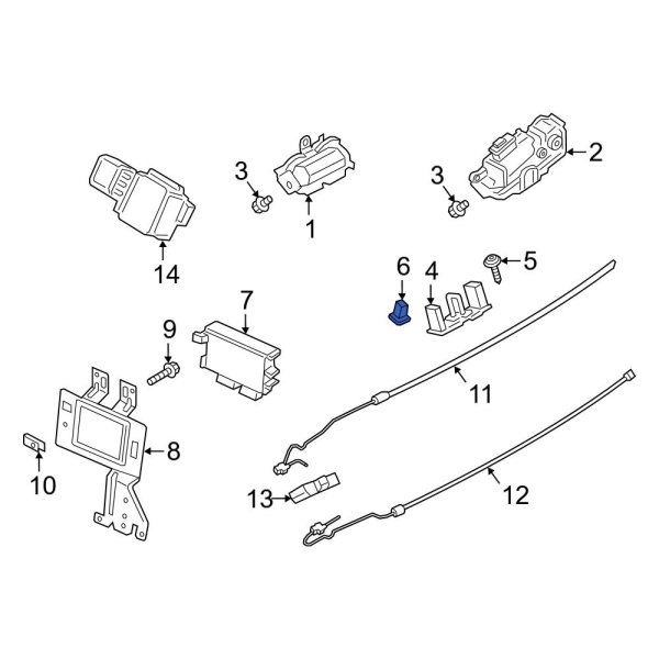 Liftgate Latch Release Switch