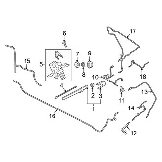 Ford OE - Lift Gate - Wiper & Washer Components