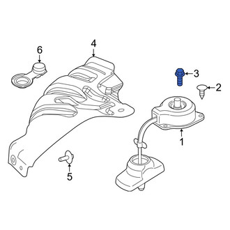 Ford OE - Rear Suspension Ride Height Sensor Screw