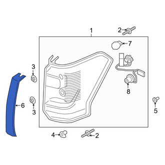 Ford OE - Rear Right Tail Light Cover