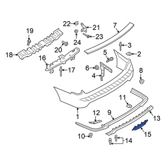 Ford OE - Rear Tow Hook Cover