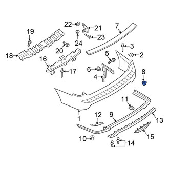 Ford OE - Grille Emblem Nut