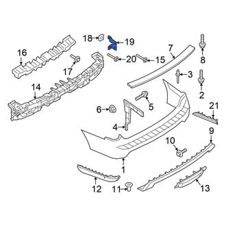Ford OE - Rear Left Bumper Cover Stay