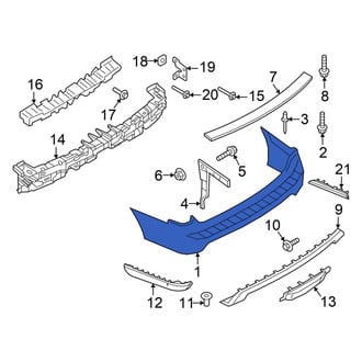 Ford OE - Rear Bumper Cover