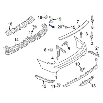 Ford OE - Bumper Cover Screw