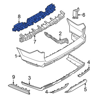Ford OE - Rear Bumper Impact Absorber