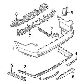 Ford OE - Rear Bumper - Bumper & Components