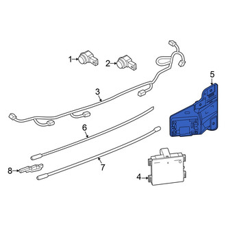Ford OE - Left Blind Spot Detection System Warning Sensor Bracket