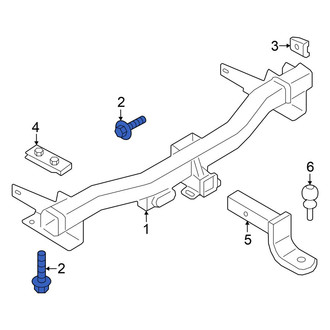 Ford OE - Trailer Hitch Receiver Bolt