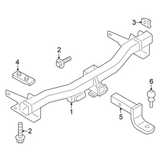Ford OE - Rear Bumper - Trailer Hitch Components