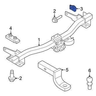 Ford OE - Trailer Hitch Nut