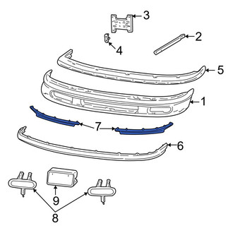 Ford OE - Front Left Bumper Cover Spacer Panel