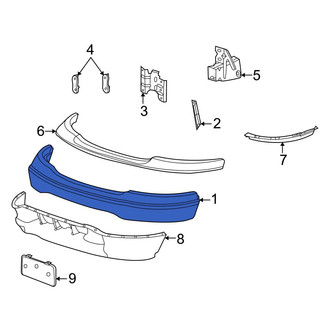 Ford OE - Front Bumper Face Bar