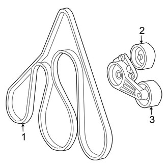 Ford OE - Cooling - Belts & Pulleys (4.6L)