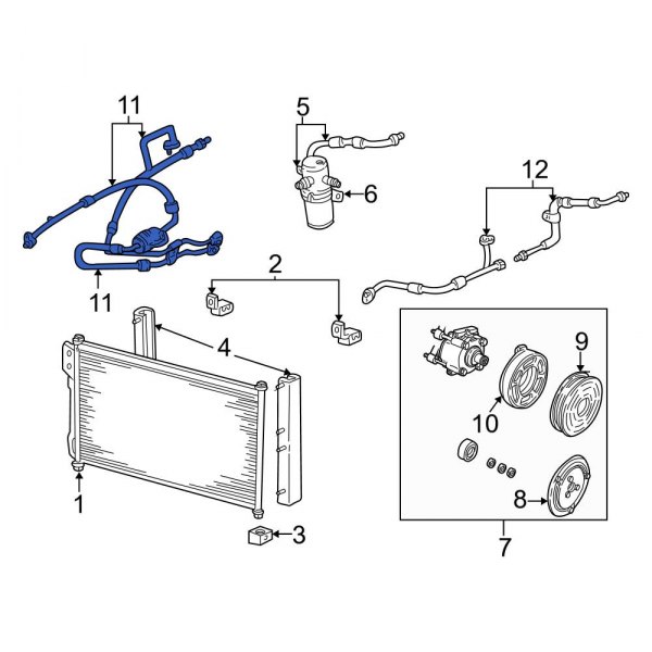 A/C Manifold and Tube Assembly