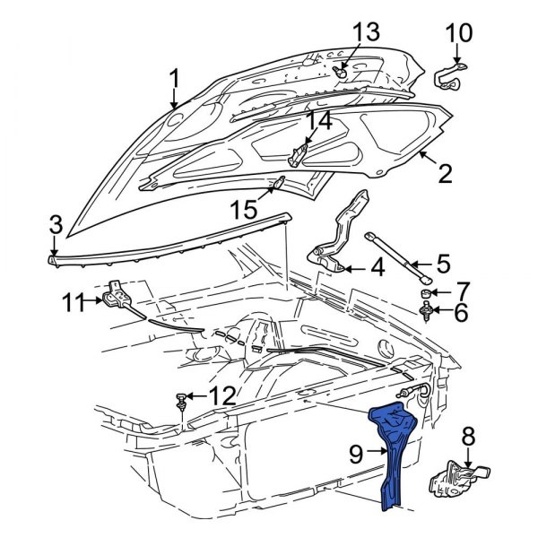 Hood Latch Support