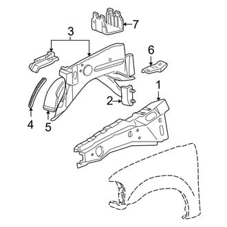 Ford OE - Fender - Structural Components & Rails