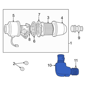 Ford OE - Engine Air Intake Hose